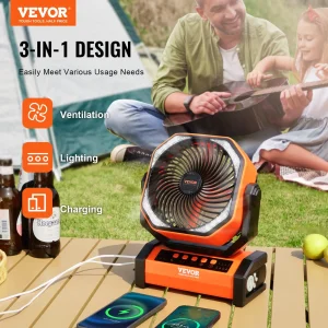 VEVOR Portable Fan Rechargeable 9 inch,